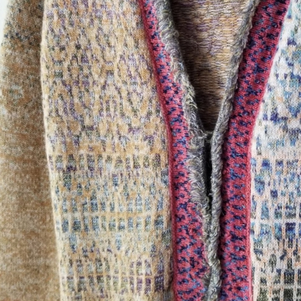 Free People Desert Drifter Chunky Cardigan Sweater Jacket RARE - Picture 3 of 9